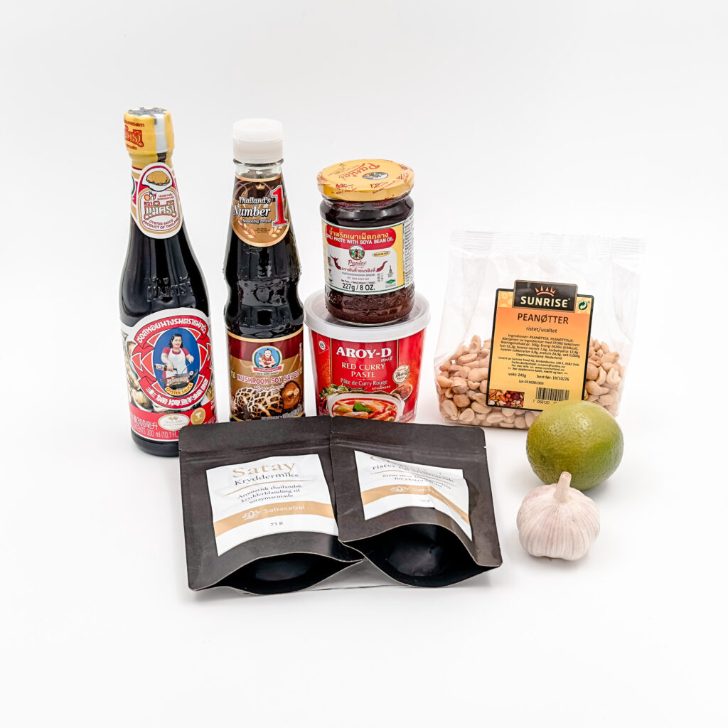 Saus- og smakspakken - deler av grunnsmaken