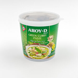 Grønn currypaste på boks