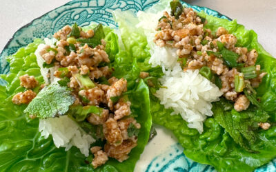 Laab Moo – Lun salat med malt svinekjøtt