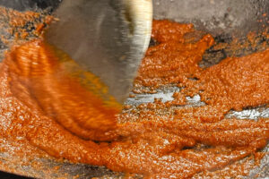 kokosmelk for deglazing og fuktighet