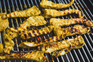 kyllingsatay p&aring; grill