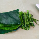 makrut limeblader, finsnittet