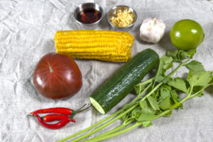 Maissalat &ndash; alle ingrediensene