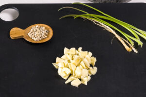 Braiserte spareribs, Ingredienser til hvitl&oslash;kspase