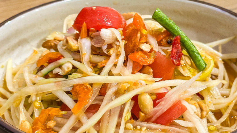 Som tam thai - grønn papayasalat
