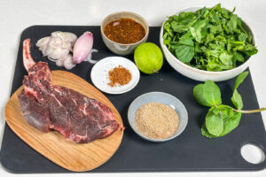 Nam tok nua - ingrediensene