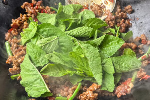 Pad kaprao moo - holy basil blandes inn