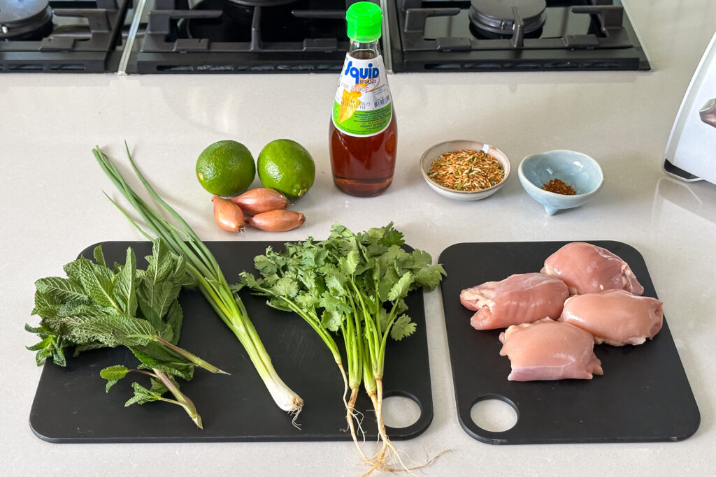 Laab gai - Ingredienser