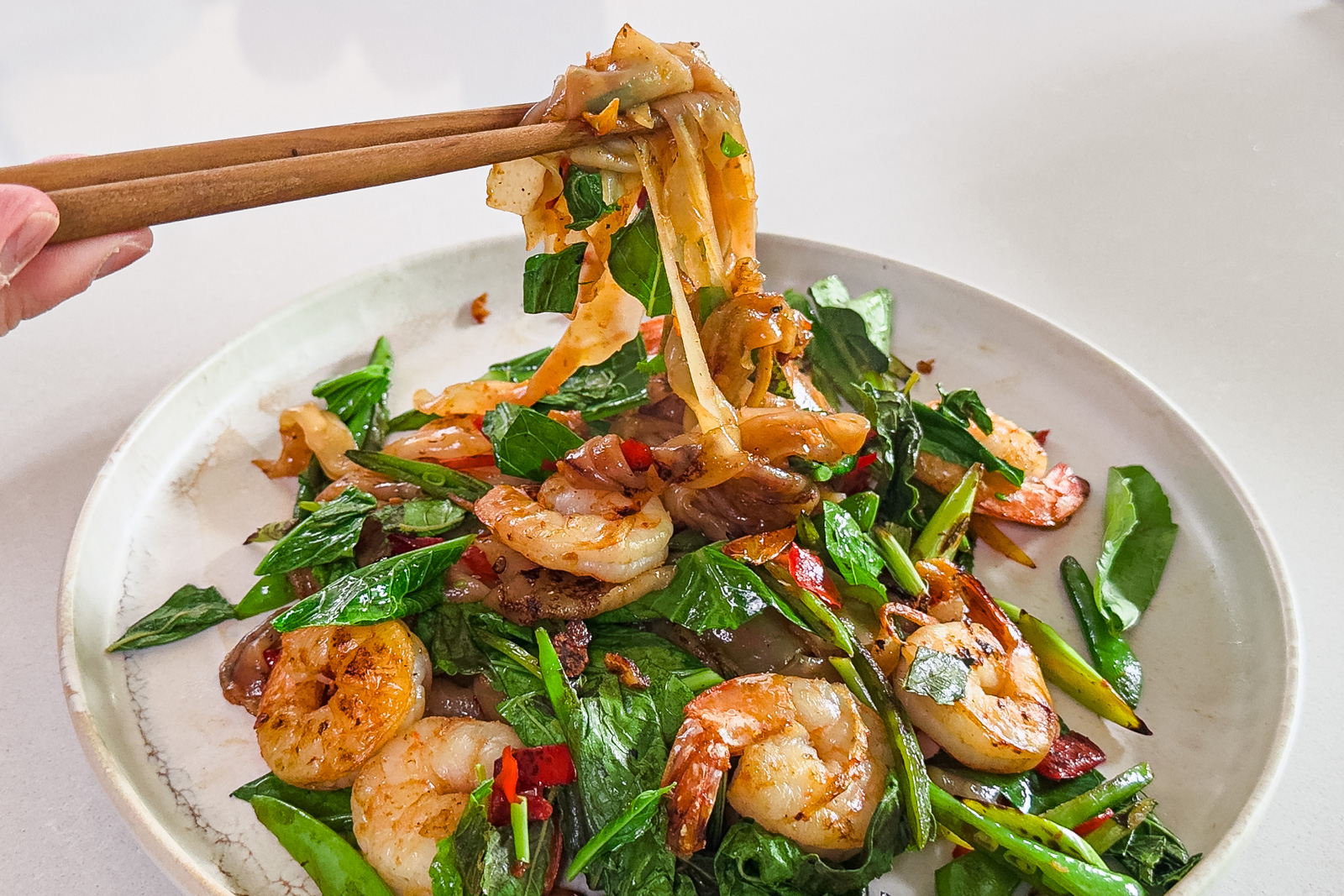 Wokbase Pad kee mao - drunken noodles - ferdig rett
