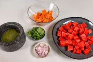 Yam salmon - ingredienser