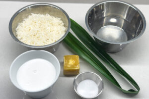 ingredienser til kokosris