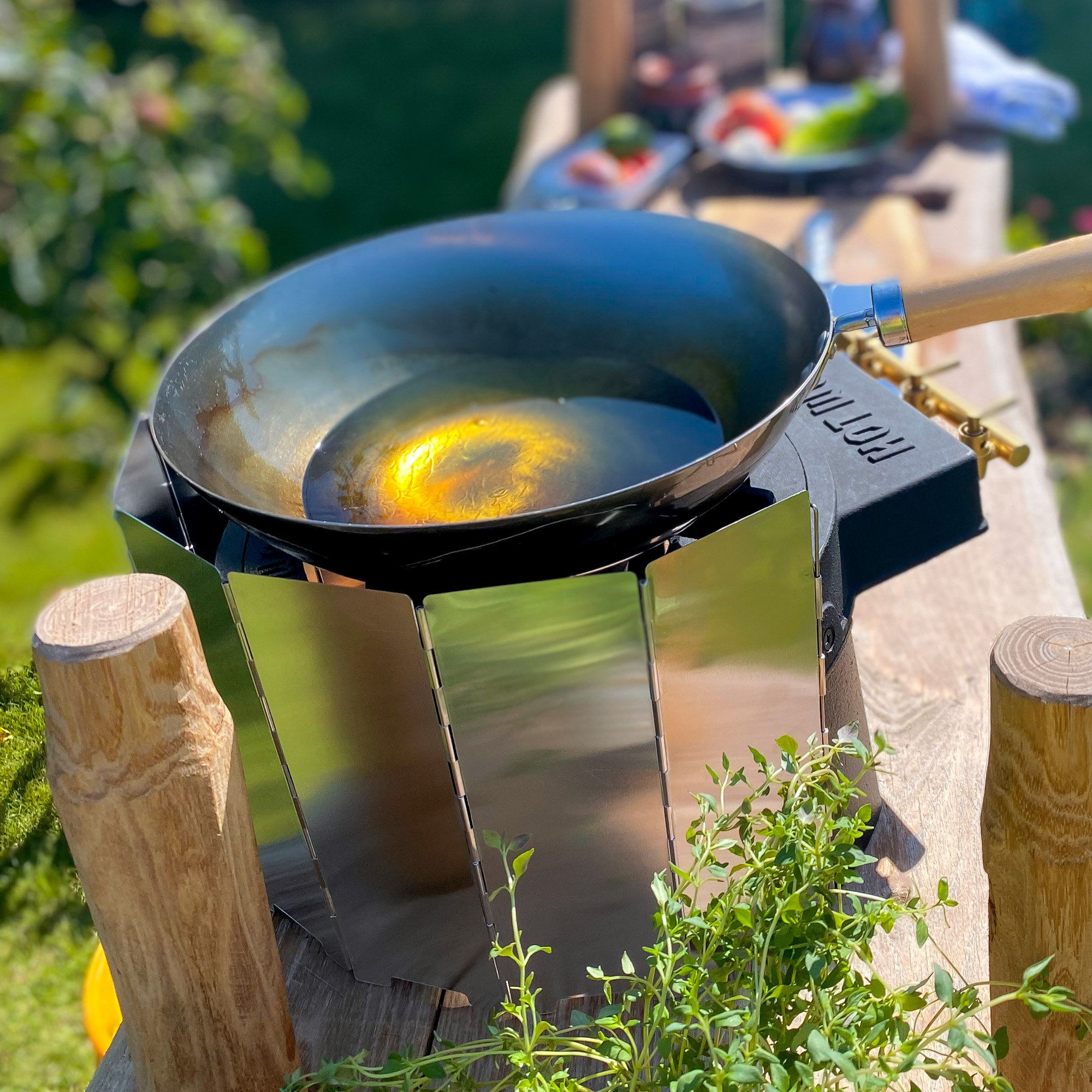 Hot wok vindskjerm Hot wok vindskjerm