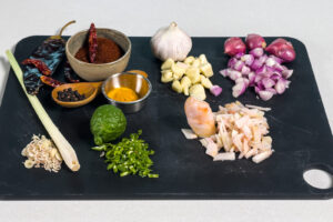Khua kling moo – tørr curry med svinenakke Khua kling 03 - fotografi