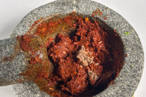 Khua kling moo – tørr curry med svinenakke Khua kling 14 - fotografi