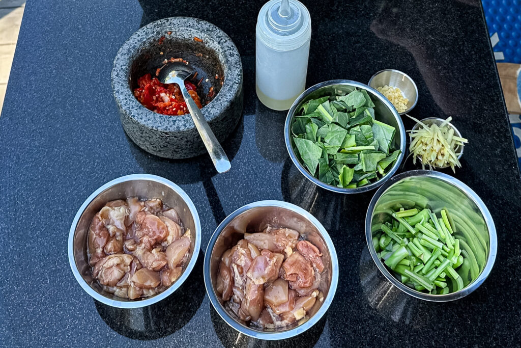 kyllingwok-ingredienser